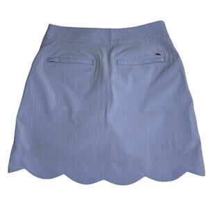 Vineyard Vines Performance 17” Scallop Skort Size 00 Calm Waters Blue NWT Golf